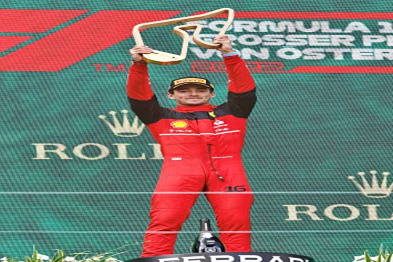 formula 1  Austrian Grand Prix  Charles Leclerc  Verstappen second  चार्ल्स लेक्लर्स  फेरारी के ड्राइवर  फॉर्मूला वन चैंपियन  ऑस्ट्रियाई ग्रां प्री