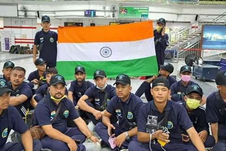 Protest at Bagdogra Airport by Kumudini Homes High School Band Members Due to Cancellation of Flight