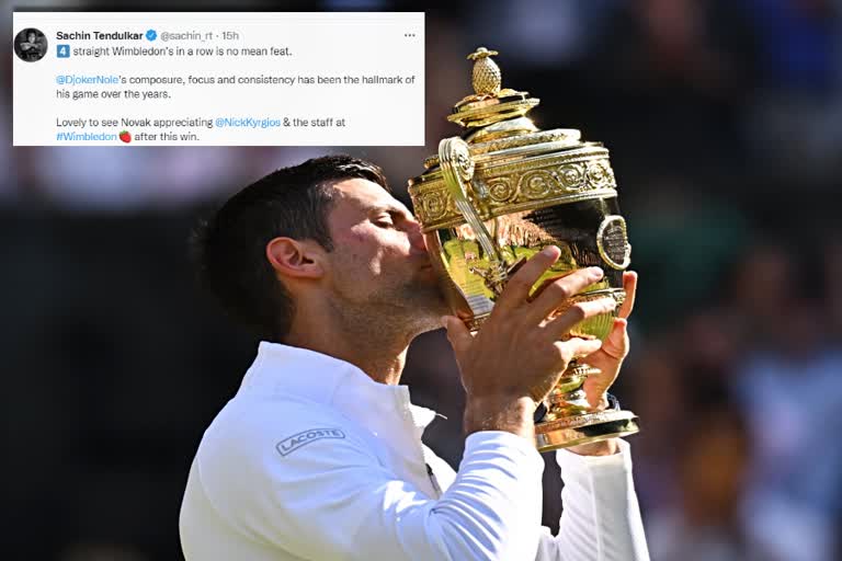 Sachin lauds Djokovic