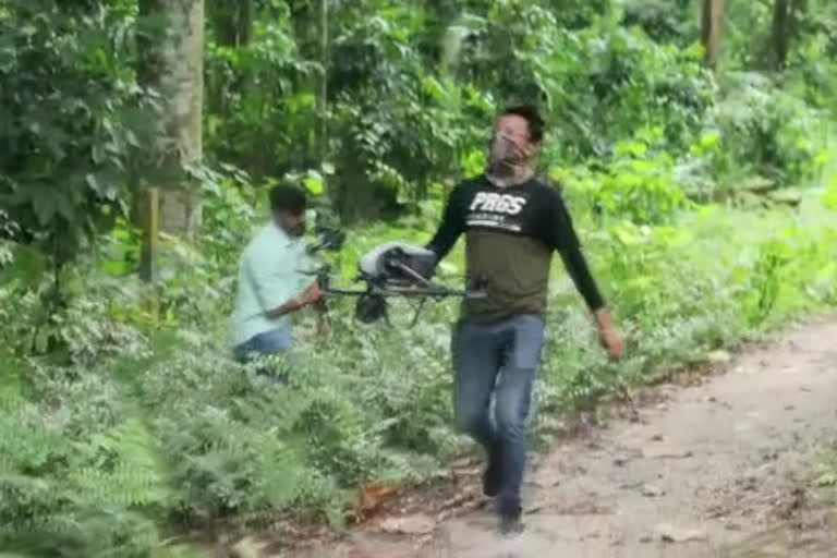 Drone seized during shooting of a movie in Jalpaiguri