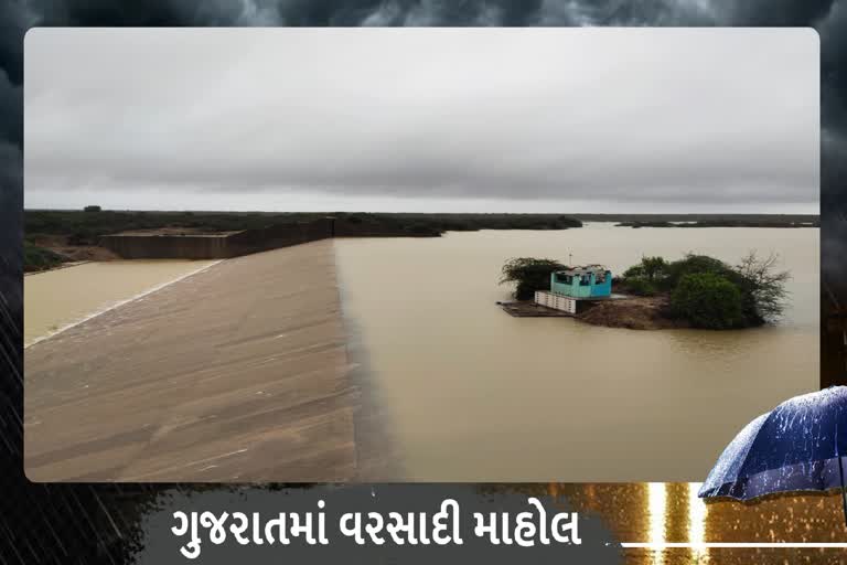 કચ્છમાં મેઘરાજા મહેરબાન, મધ્યમ અને નાની સિંચાઇના ડેમો થયા ઓવરફ્લો