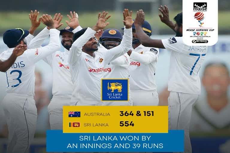 Sri Lanka won against Australia