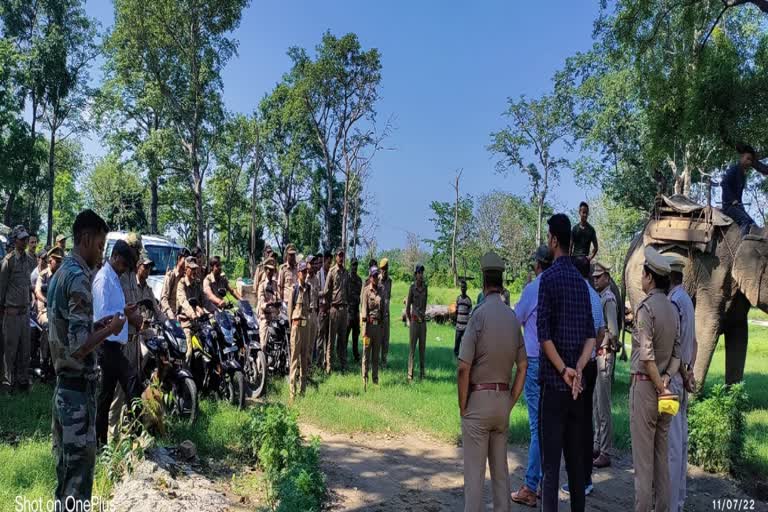 Corbett administaration took out flag march as soon as the monsoon season started