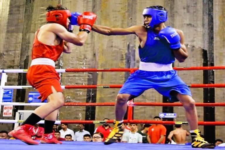 National Boxing Championships  boxing  boxers Devika and Abhivardhan  राष्ट्रीय मुक्केबाजी चैंपियनशिप  देविका घोरपड़े  अभिवर्धन शर्मा  मुक्केबाजी  खेल समाचार  Devika Ghorpade  Abhivardhan Sharma  Boxing  Sports News