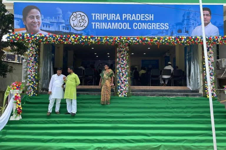 state party office of trinamul inaugurated in agartala