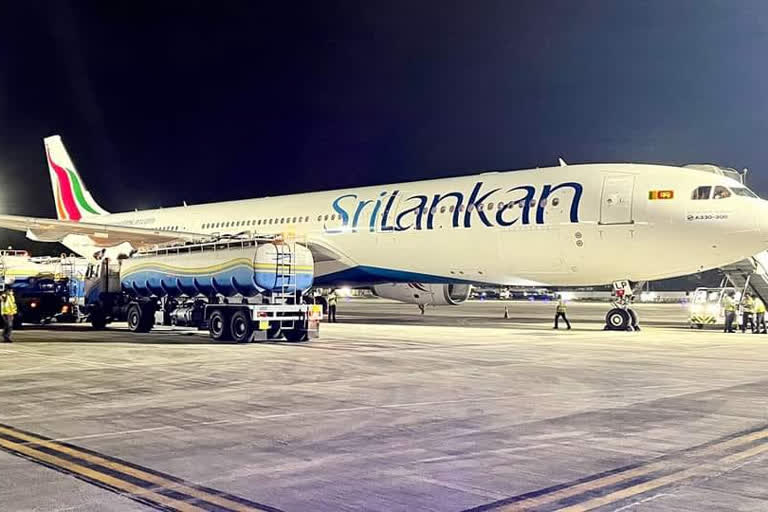 srilankan issue  flex fuel  ethihad airways  srilankan airways  cial  trivandrum international airport  fly dubai  air arabia  gulf air  oman air  kerala  ശ്രീലങ്ക  ശ്രീലങ്കന്‍ ഇന്ധന പ്രതിസന്ധി  ഇത്തിഹാദ് എയര്‍വേസ്  ഫ്ലൈ ദുബായ്  എയര്‍ അറേബ്യ  ഗള്‍ഫ് എയര്‍  ഒമാന്‍ എയര്‍  തിരുനന്തപുരം അന്താരാഷ്‌ട്ര വിമാനത്താവളം  കൊച്ചി അന്താരാഷ്‌ട്ര വിമാനത്താവളം