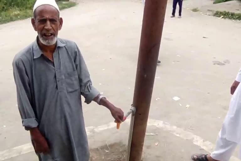 Water Scarcity in Gund Jahangir Bandipora: ’عید الاضحی کے موقع پر بھی پانی سے محروم رکھا گیا‘