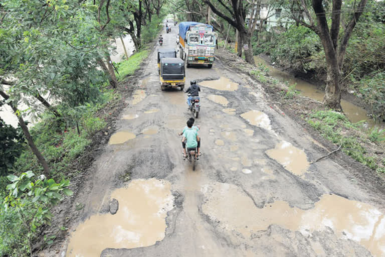 konaseema road ways damaged