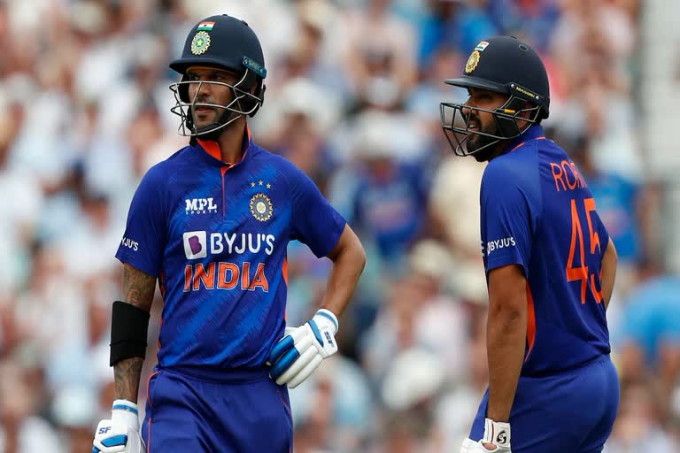 ENG vs IND  Rohit Sharma  Shikhar Dhawan  Rohit Sharma Shikhar Dhawan odi partnership  ഇന്ത്യ vs ഇംഗ്ലണ്ട്  രോഹിത് ശർമ  ശിഖർ ധവാന്‍  ഓപ്പണർമാരായി 5000 റണ്‍സ് കൂട്ടുകെട്ട് പിന്നിട്ട് രോഹിത് ശർമ്മയും ശിഖർ ധവാനും  സച്ചിന്‍ ടെണ്ടുല്‍ക്കര്‍  സൗരവ് ഗാംഗുലി  Adam Gilchrist  Matthew Hayden  ആദം ഗില്‍ക്രിസ്റ്റ്  മാത്യൂ ഹെയ്ഡന്‍  Sachin Tendulkar  Sourav Ganguly