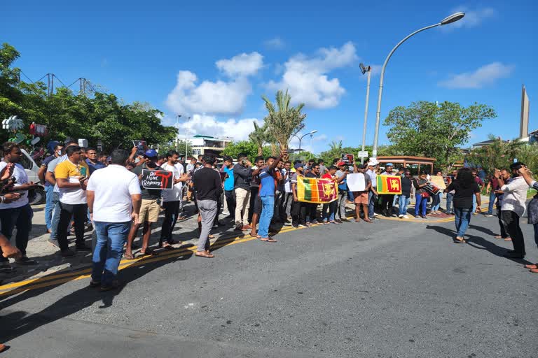 protest in sri lanka