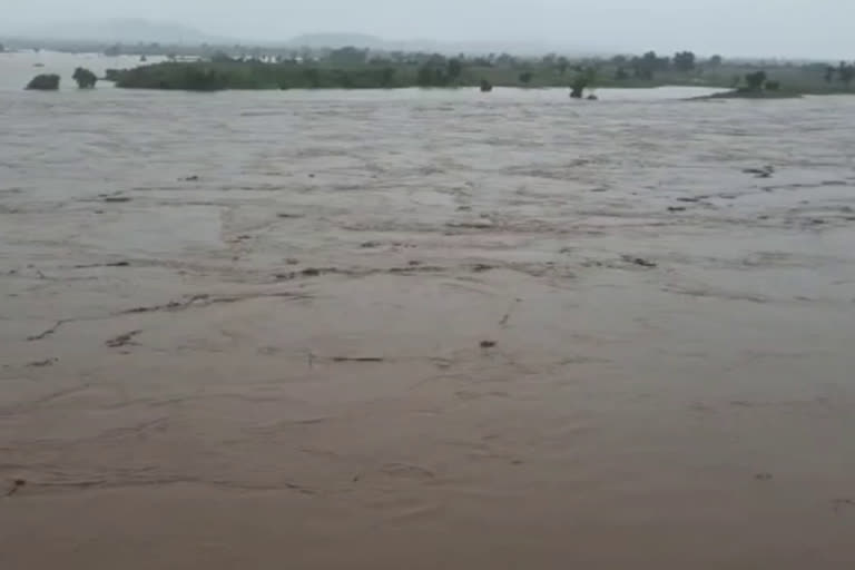 Two rescue team drowned in Pesarakunta's big river