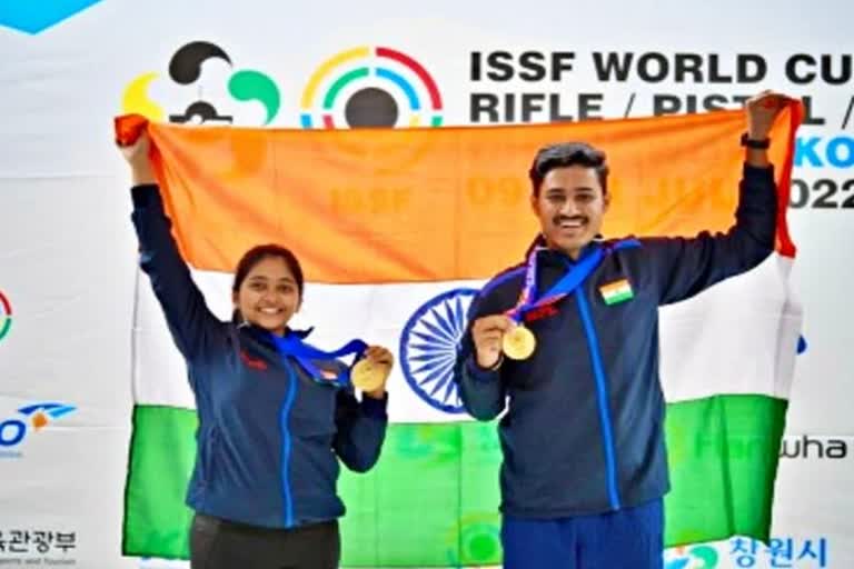 ISSF World Cup 2022 : ଏୟାର ରାଇଫଲରେ ଭାରତକୁ ଆଉ ଏକ ସ୍ବର୍ଣ୍ଣ