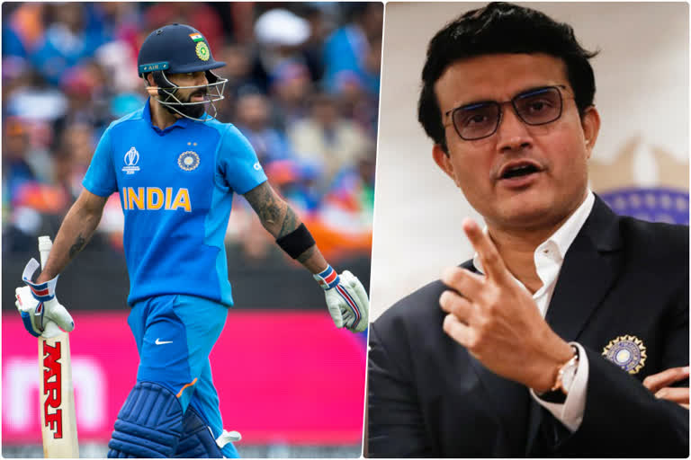 Virat has to find his way: BCCI President Ganguly  sourav ganguly on virat kohli form  virat kohli  sourav ganguly  bcci president  വിരാട് കോലി  സൗരവ് ഗാംഗുലി  ബിസിസിഐ പ്രസിഡന്‍റ്