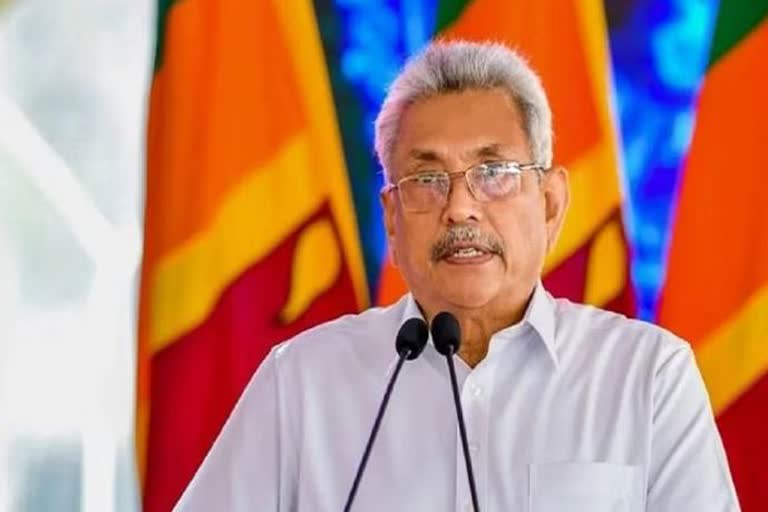 Gotabaya Rajapaksa in Maldives  Rajapaksa awaits private jet to depart for Singapore  Gotabaya Rajapaksa going singapore  ലങ്കൻ പ്രസിഡന്‍റ് രാജപക്‌സെ മാലിദ്വീപിൽ  ഗോതബായ രാജപക്‌സെ സിംഗപ്പൂർ വിമാനത്തിൽ കയറാനായില്ല  ശ്രീലങ്കൻ പ്രതിസന്ധി