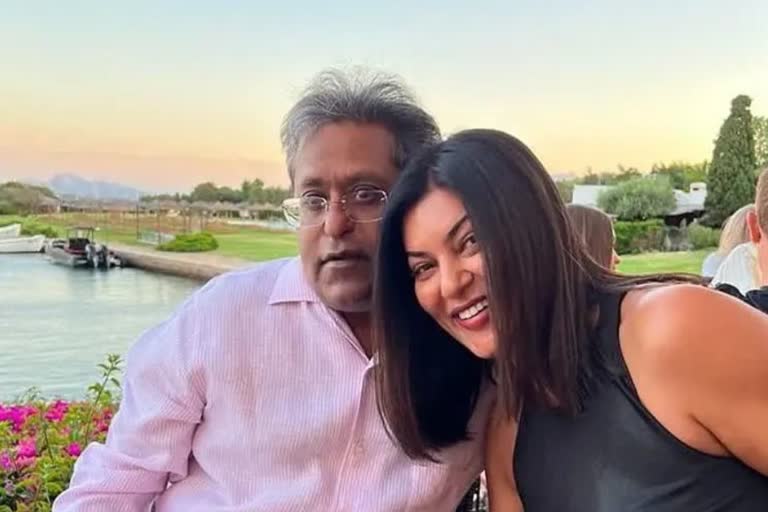 Lalit Modi and Sushmita Sen affair, Lalit Modi and Sushmita Sen pictures on Twitter Instagram