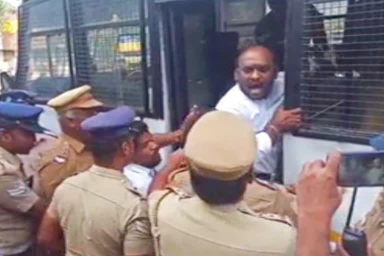 அமைச்சர் வீட்டை முற்றுகையிட முயன்ற பாஜகவினர் கைது!