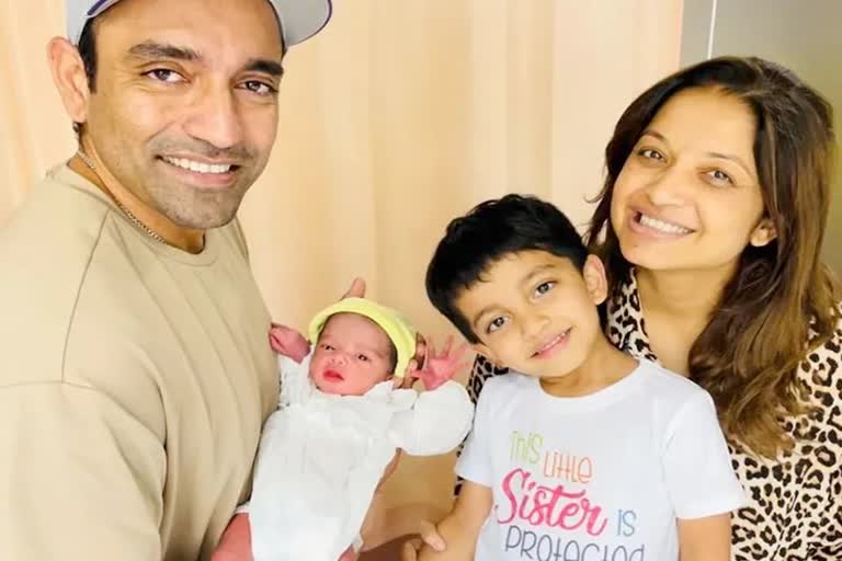 CSK Batter Robin Uthappa And Wife Shheethal Blessed With Baby Girl  Robin Uthappa  Robin Uthappa Wife Shheethal  CSK  Chennai Super Kings  റോബിൻ ഉത്തപ്പയ്ക്കും ഭാര്യ ശീതളിനും വീണ്ടും കുഞ്ഞ് പിറന്നു  റോബിൻ ഉത്തപ്പ  റോബിൻ ഉത്തപ്പ ഭാര്യ ശീതള്‍