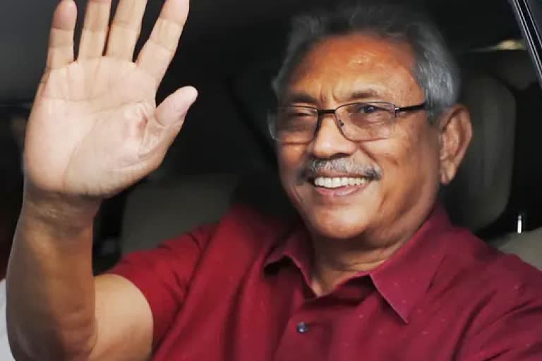 Gotabaya Rajapaksa in Singapore