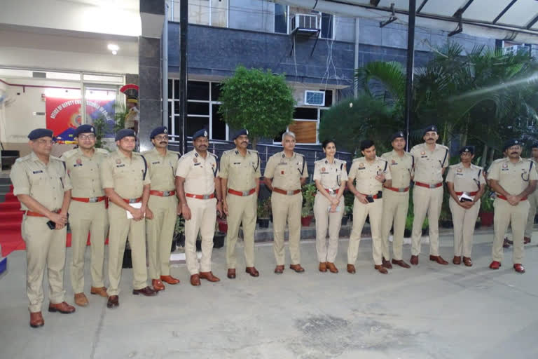 Delhi and Ghaziabad Police meeting