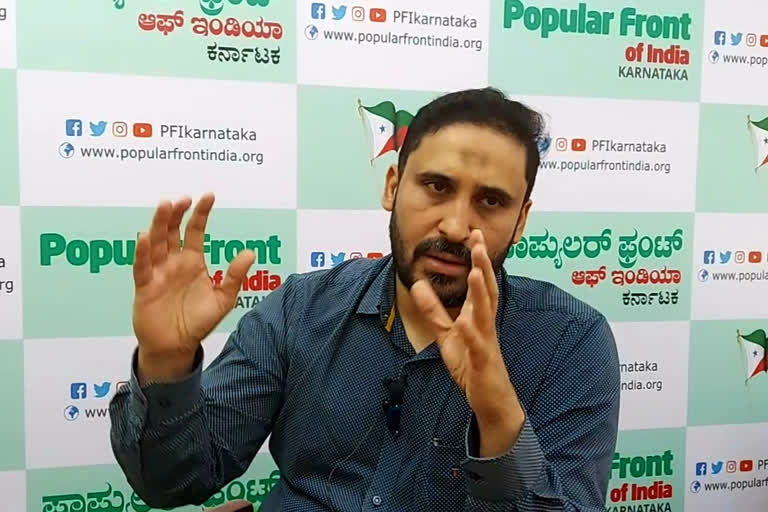 exclusive with pfi national general secretary over patna arrest