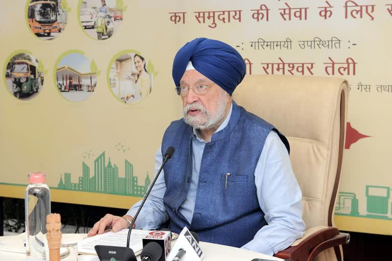 Hardeep Puri dedicates 166 CNG stations across 14 states