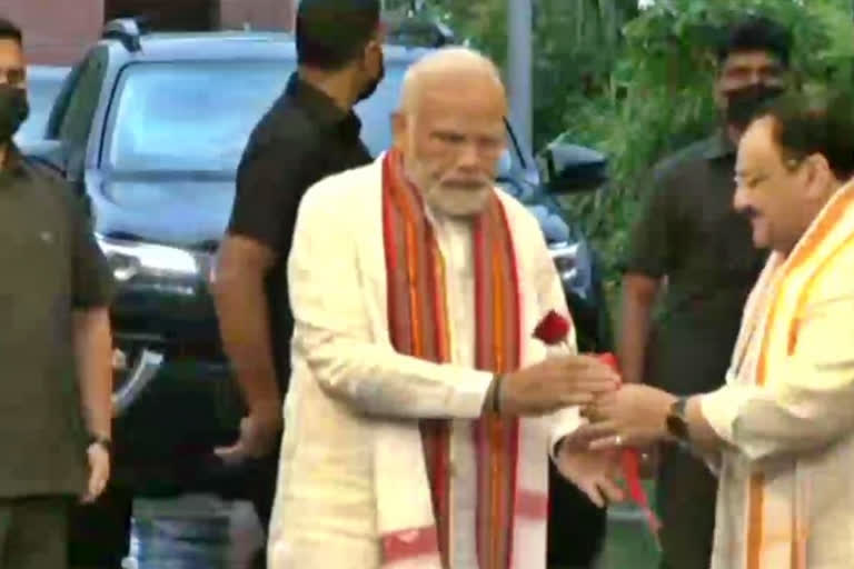BJP to announce Vice President candidate today; PM Modi arrives at party headquarters
