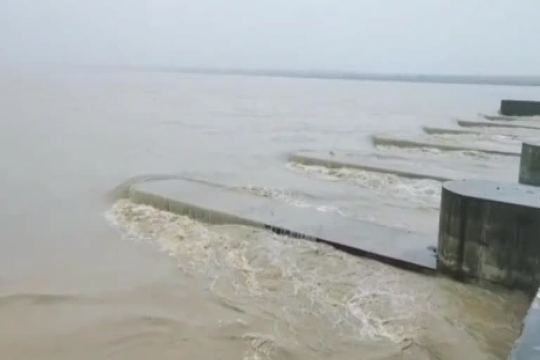 Godawari Flood flow reduced at Kaleshwaram project