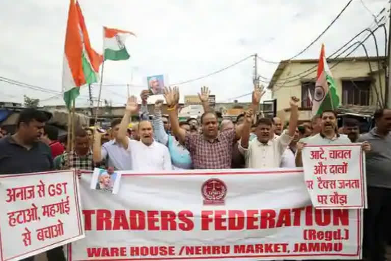 Traders hold protest against GST