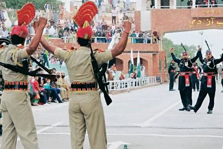 India Pakistan Wagah Attari Border Border