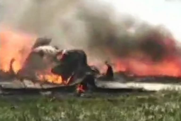 Ukrainian airline's cargo plane crashes in Greece