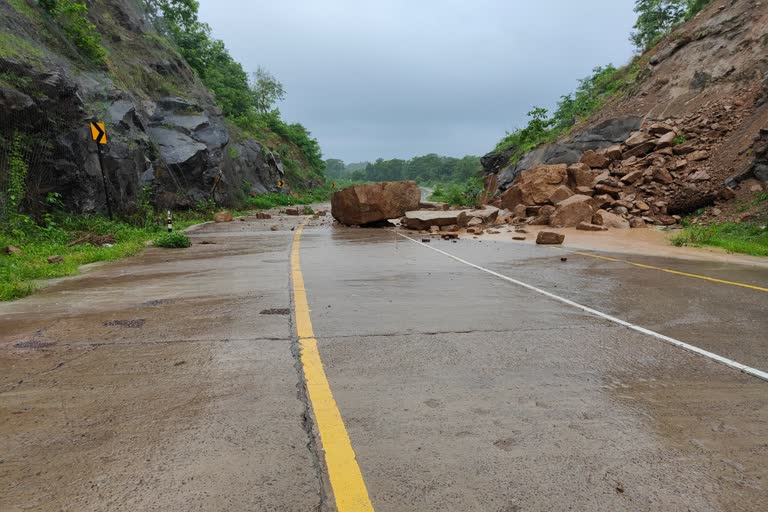 landslide in charama marktola ghat