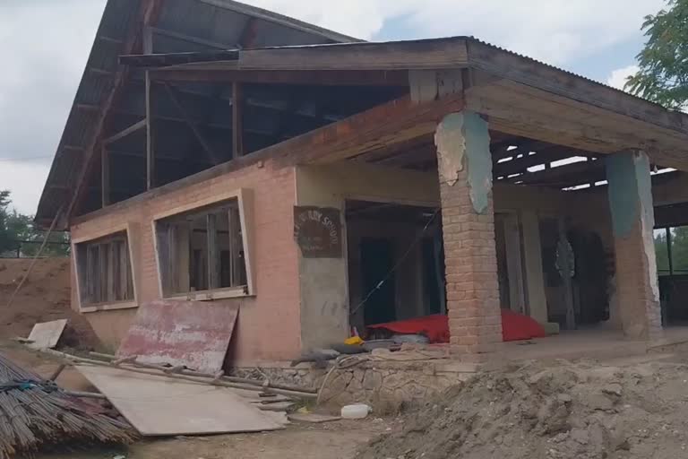 Water Tank at School Site in Budgam