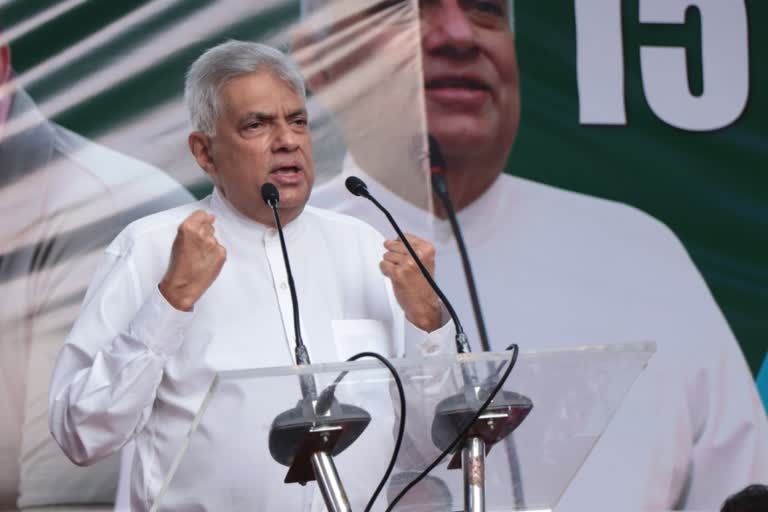 emergency at sri lanka  president Ranil wickremesinghe declare emergency  ശ്രിലങ്കയിൽ അടിയന്തരാവസ്ഥ  ശ്രിലങ്കൻ പ്രസിഡന്‍റ് തെരഞ്ഞെടുപ്പ്  ശ്രിലങ്ക സാമ്പത്തിക പ്രതിസന്ധി  ശ്രിലങ്കയിൽ പ്രക്ഷോഭ്  srilanka economic crisis