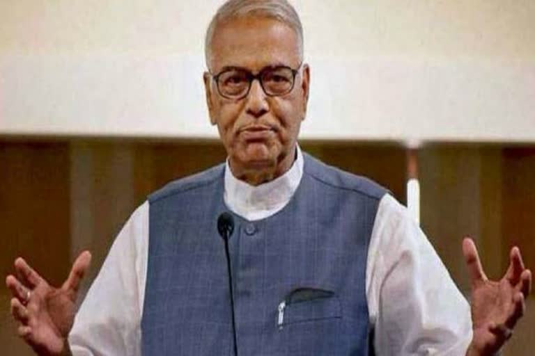 presidential polls elect me to save democracy says yashwant sinha