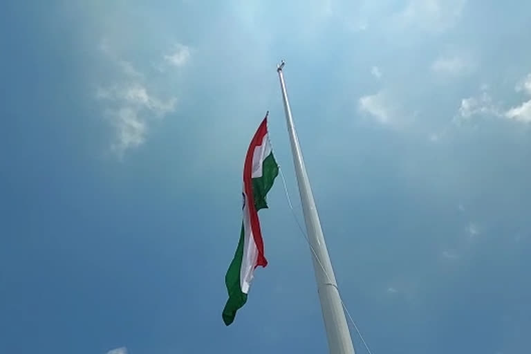 Jharkhand highest flag hoisted in Ranchi