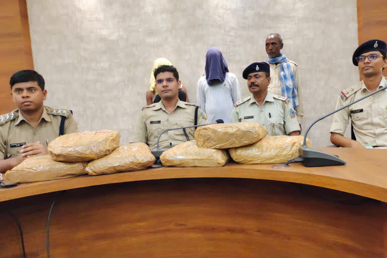 Ganja worth one crore seized in Ramgarh