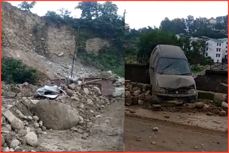 Landslide in Kangra