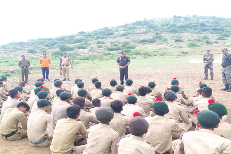 NCC camp in Bhilwara, 600 students took part in it