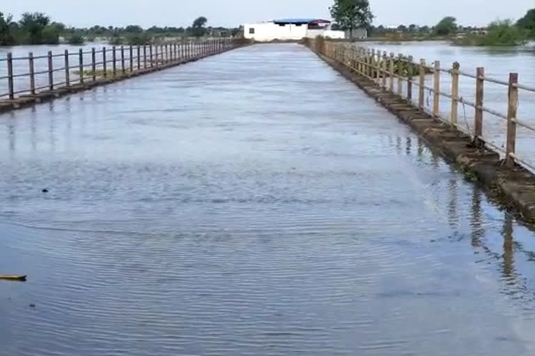 Flood situation in Chandrapur district