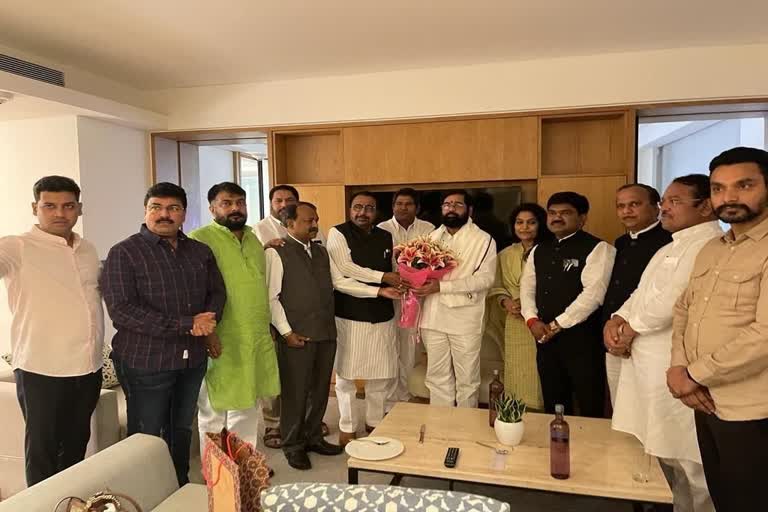 CM Eknath Shinde met Shiv Sena MP