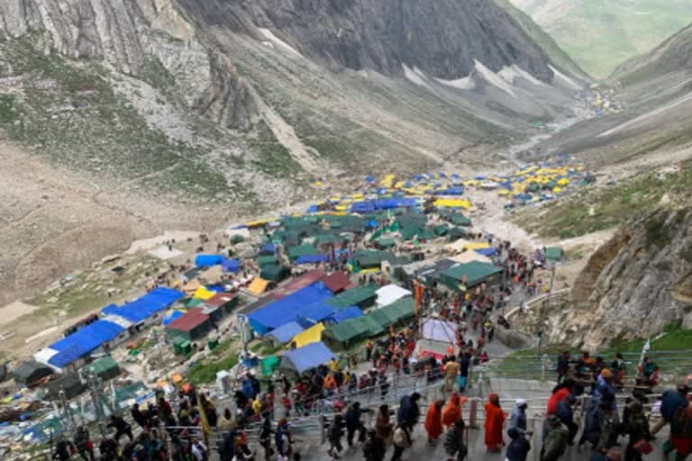 20th batch of 4,800 pilgrims leave for Amarnath cave shrine from Jammu