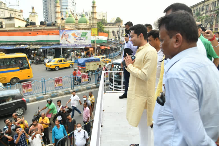 Abhishek Banerjee Inspects TMCs 21 July Rally Preparation