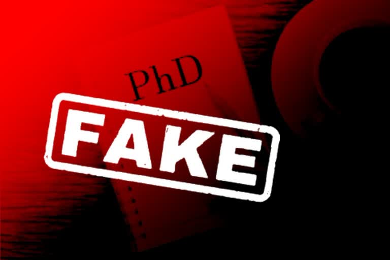 Fake PhD degree