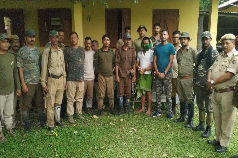 Foresters arrested smuggler in Sonai-Rupai Wildlife Sanctuary in Misamari
