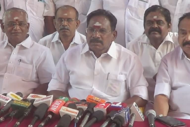 திமுக ஆட்சி சட்டம் ஒழுங்கு கேலிக்கூத்தாக உள்ளது