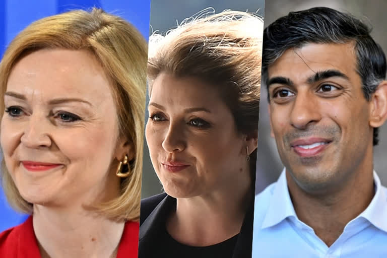 Britain's former finance minister Rishi Sunak who topped the latest vote by Conservative MPs to choose a new prime minister, will fight it out with Foreign Secretary Liz Truss and former defence minister Penny Mordaunt. He is all but guaranteed to make the final cut in Wednesday's last round of voting by MPs.