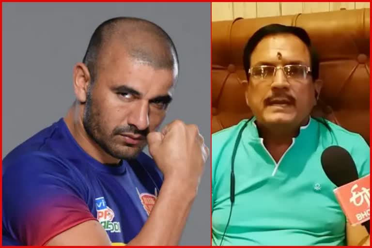 Kabaddi star player Ajay Thakur and association