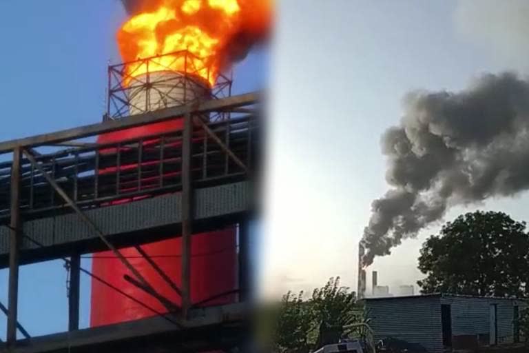 Solapur NTPC FGD Plant Fire