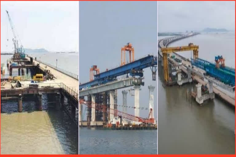 75 Percent work Of Shivdi Nava Sheva Sea Bridge