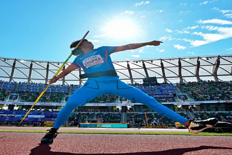 Neeraj Chopra  World Athletics Championships  reaches the final  विश्व एथलेटिक्स चैंपियनशिप  नीरज चोपड़ा  टोक्यो ओलंपिक पदक विजेता